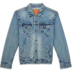 Levi’s Men’s Denim Trucker Jacket, Size Large,  Classic Light Wash NWT